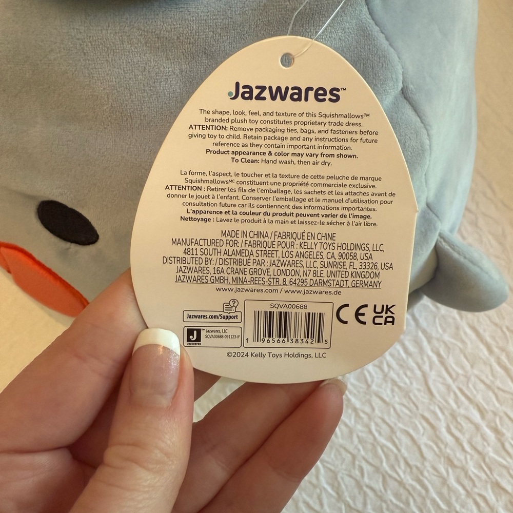 Samir the Whale Squishmallow – 14” Valentine’s Day Edition (S14 #919-8) - Picture 10 of 10